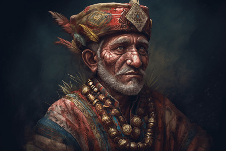 部落酋长酋长古老的高清图片