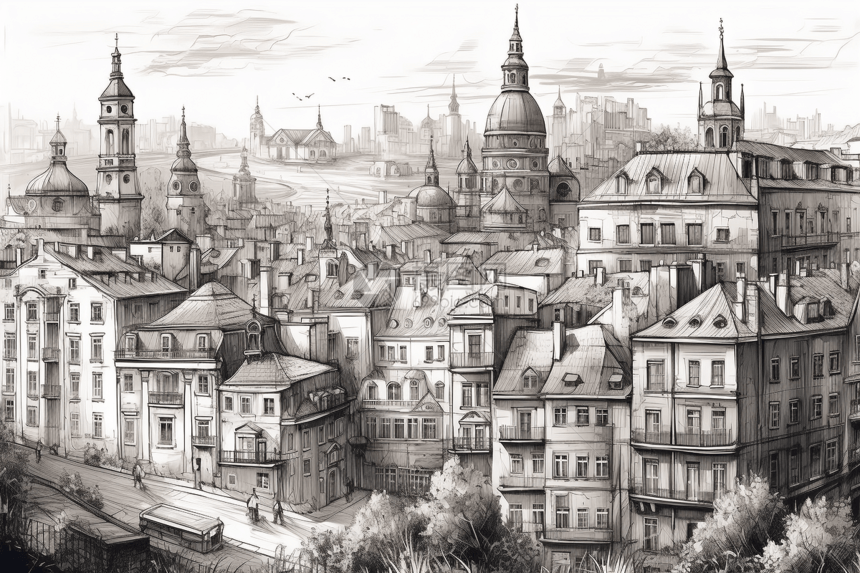 古老的欧洲城市图片