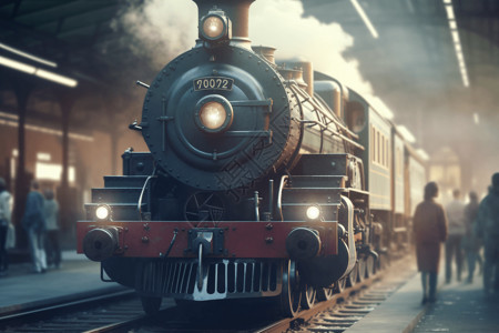 蒸汽火车设计图片
