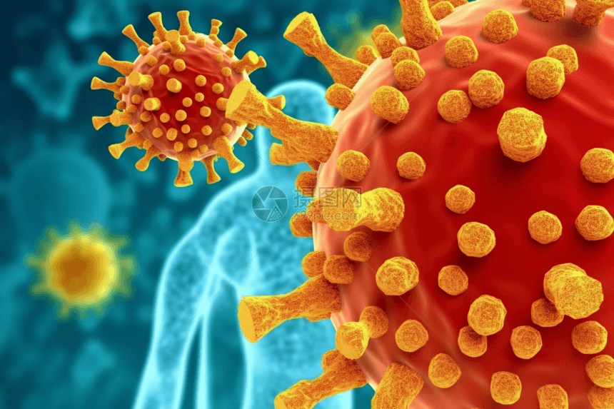 人体内病毒图片