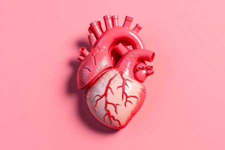 创意解剖心脏背景图片