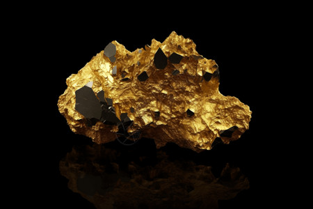 金子矿产资源背景图片