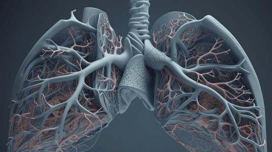 肺泡健康肺部系统设计图片