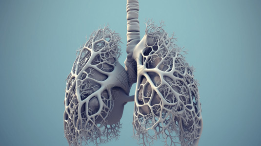 肺部气管背景图片
