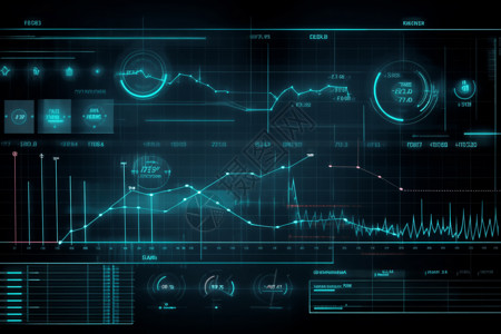 可视化数据界面可视化数据分析插画