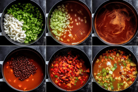 黑胡椒酱制作酱的过程设计图片