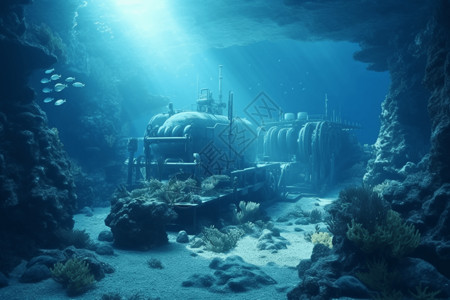 海洋采矿潜艇图片