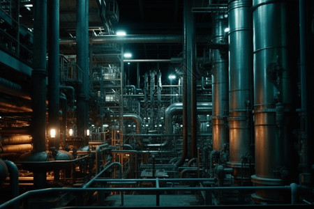 工厂炼油管道图片