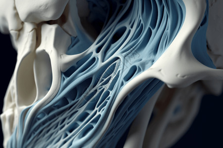 软骨结构3D图背景图片