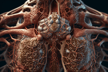 内分泌调节抽象甲状旁腺设计图片