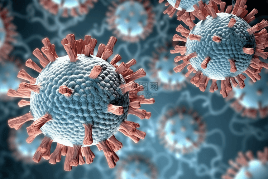 流感病毒细菌图片