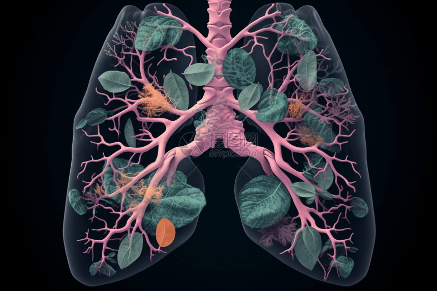 保健医学肺呼吸系统图片