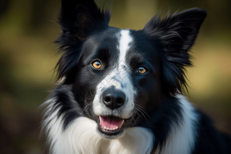 可爱的牧羊犬背景图片