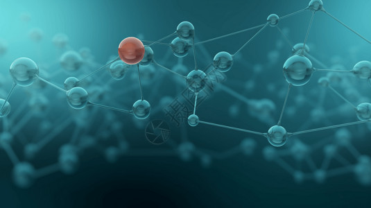 简单的分子结构背景背景图片