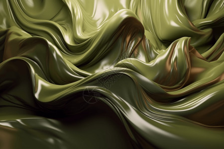 橄榄色3D抽象背景高清图片