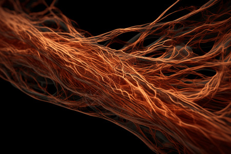 肌纤维网络背景图片
