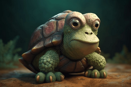 摩尔龟乌龟角色设计图片