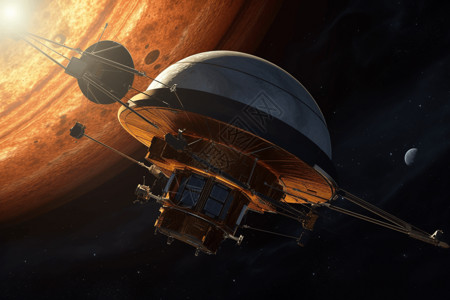 太阳系探索背景图片