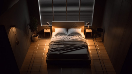 现代卧室设计图背景图片