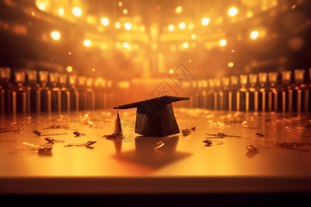 烧烤氛围图毕业典礼场景的渲染图设计图片