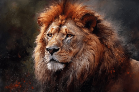 雄伟的狮子背景图片
