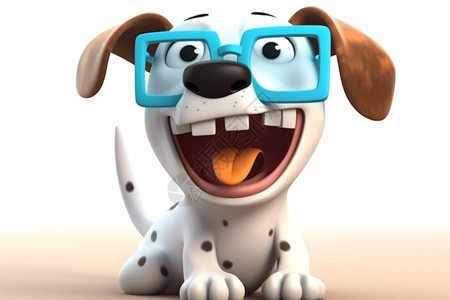 斑点小狗有趣的斑点狗设计图片