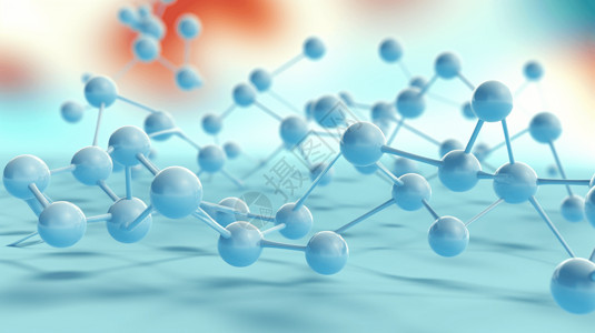 医学分子结构背景背景图片