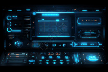 用户界面控制面板3D设计图片