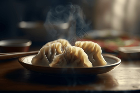 中式饺子图图片
