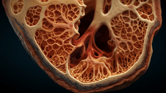 心血管组织背景图片