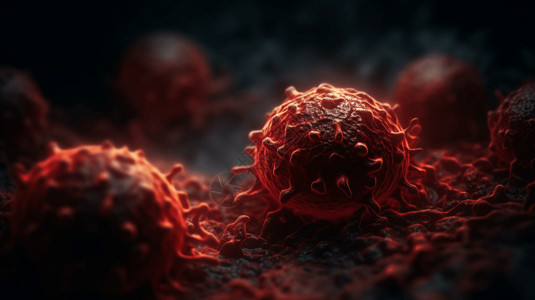 癌细胞创意设计图背景图片
