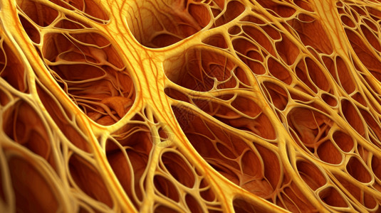 组织中肌肉细胞渲染图背景图片