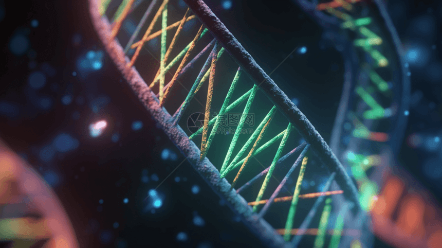 DNA双螺旋设计图图片
