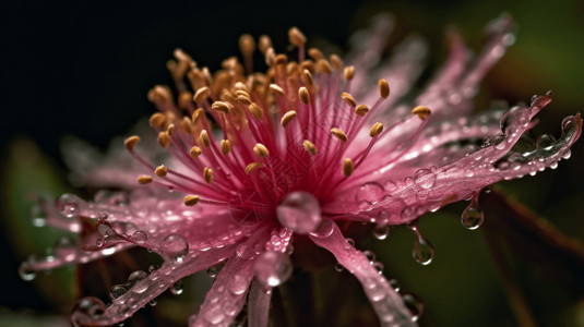 粉红色花朵特写照片高清图片