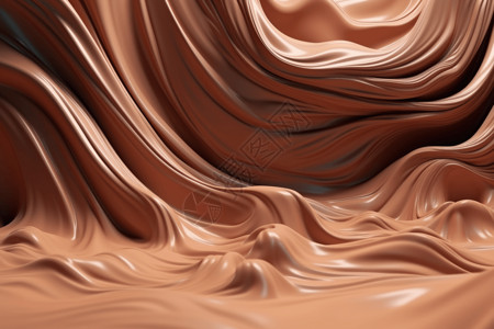 巧克力色背景栗子色的抽象流体背景设计图片