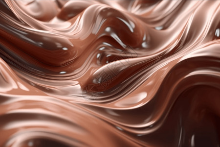栗子棕栗子色的抽象3D背景设计图片
