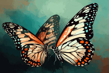 美丽的蝴蝶翅膀图片