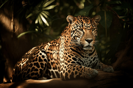 丛林环境中的猎豹图片