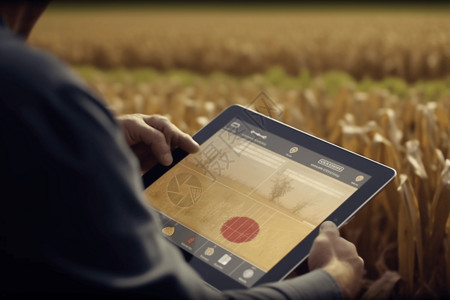 农业数据使用电脑检测农作物背景