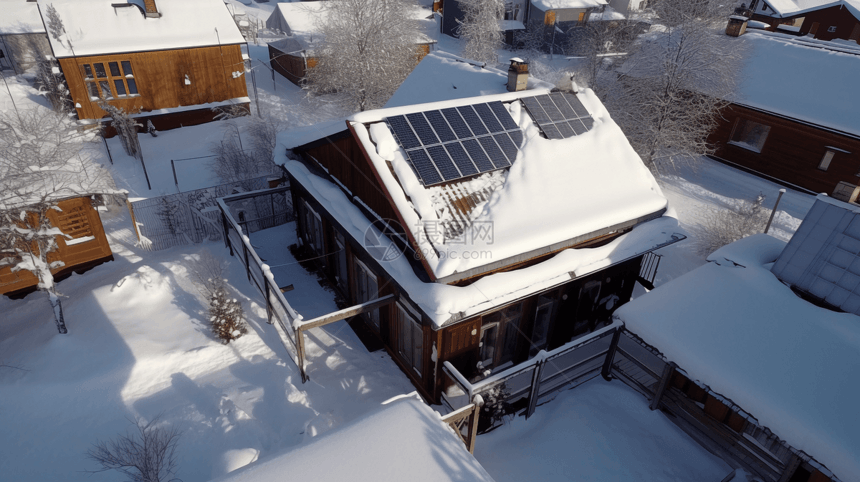 屋顶太阳能供暖系统图片