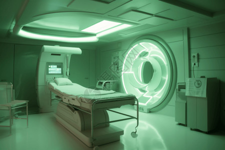 放射治疗室背景图片