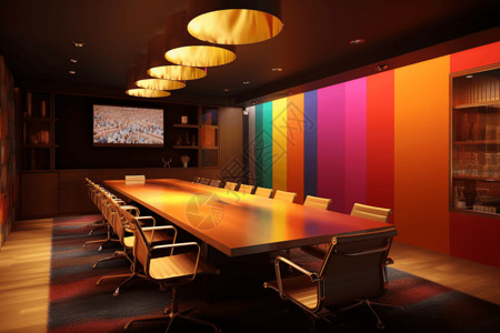 会议室装修创意装修会议室渲染图设计图片