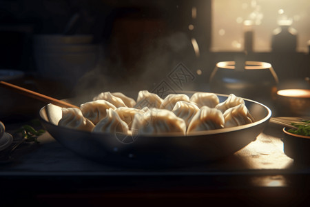 中国饺子视角图片