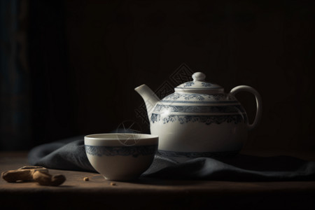 中式茶壶图片