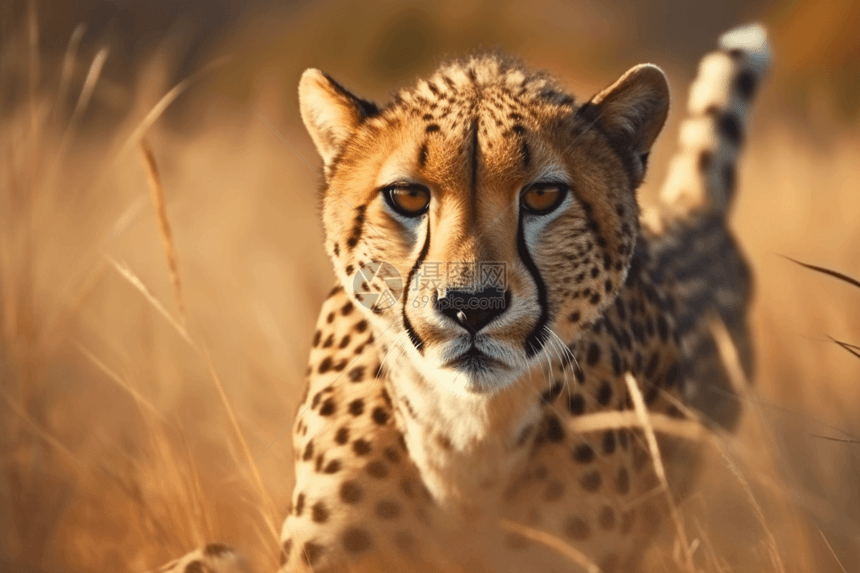非洲草原上的猎豹图片