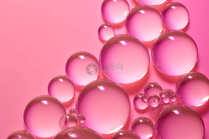 透明固体气泡图片