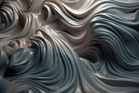 抽象3D流体图案背景图片