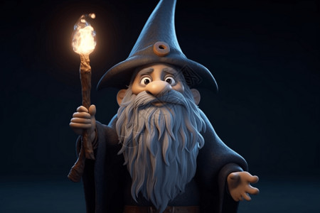 一个明智的巫师背景图片