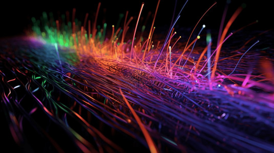 数据传输的光纤电缆光纤电缆进行数据传输的设计图设计图片