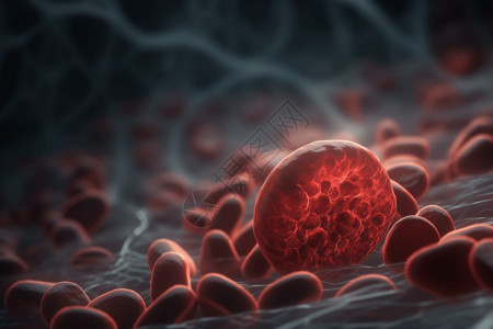 鲜活蟹鲜活的心脏细胞设计图片